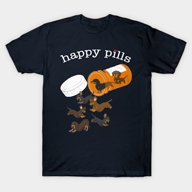 Labrador Happy Pills T-Shirt by Distefano